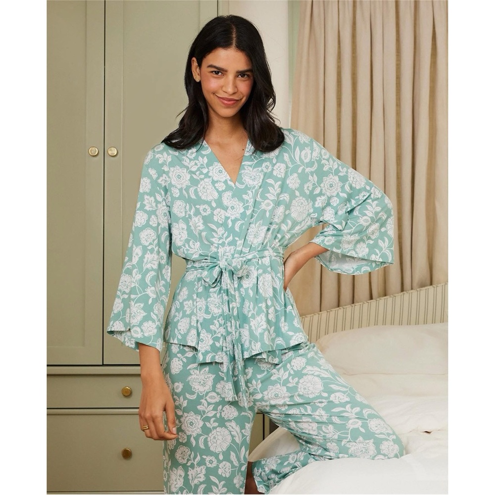 Lake Kimono Pajama Set
